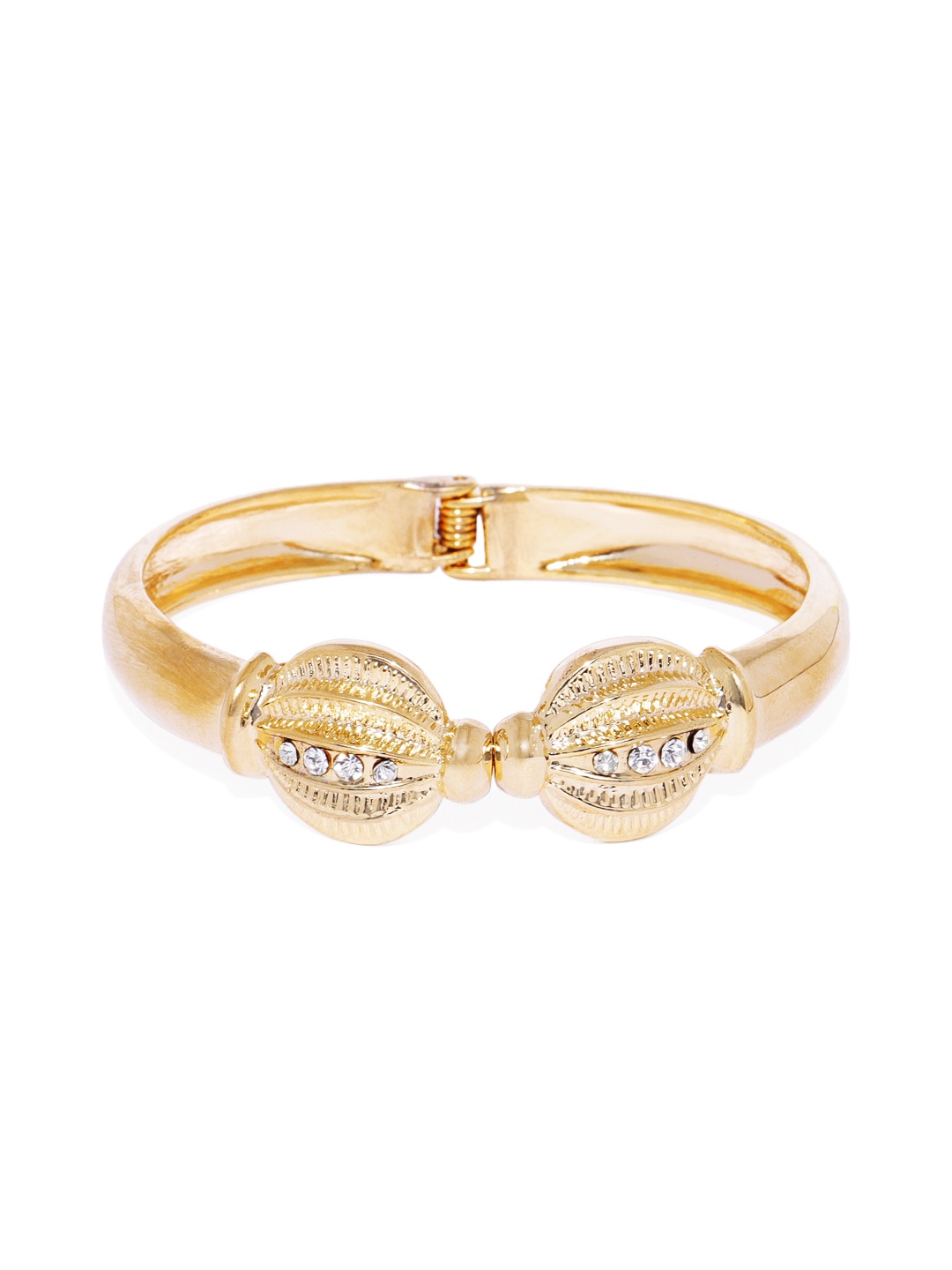 

ChicMela Gold-Toned Handcrafted Cuff Bracelet