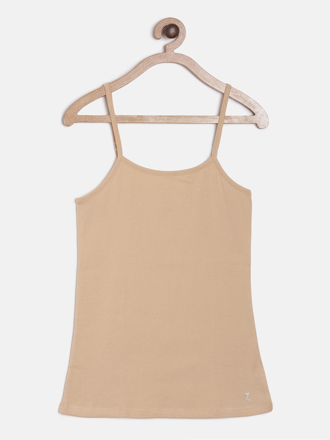 

Zalza Girls Nude-Coloured Solid Sustainable Camisole 1004