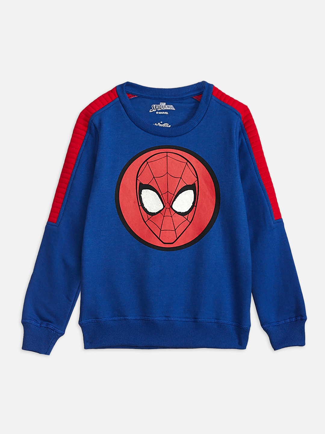 

Kids Ville Spiderman featured Red Sweatshirt for Boys, Blue