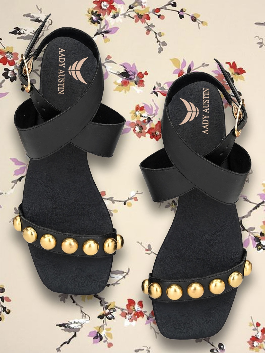 

AADY AUSTIN Women Black Solid Heels