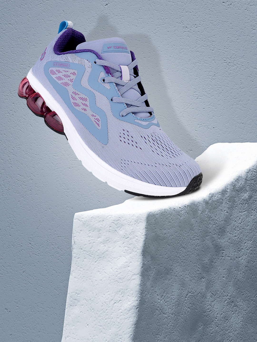 

Campus Women Purple & Blue Mesh Walking Shoes