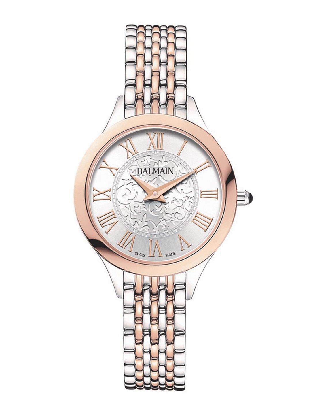 

Balmain DE BALMAIN II MINI Women Silver-Toned Swiss Made Analogue Watch B39183312