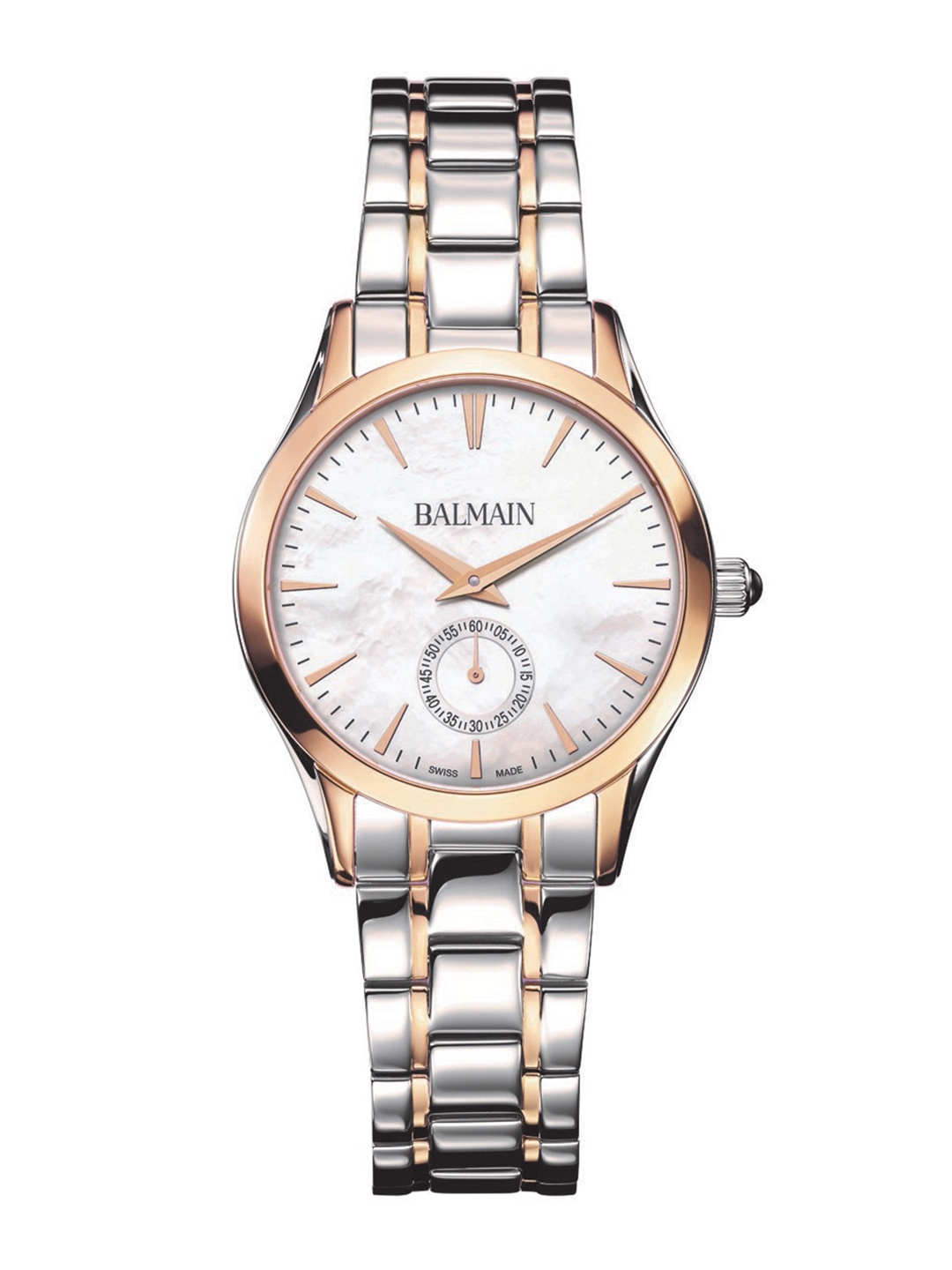 

Balmain Classic R Lady Small Second Off-White Swiss Made Mother of Pearl Analogue Watch B47183386