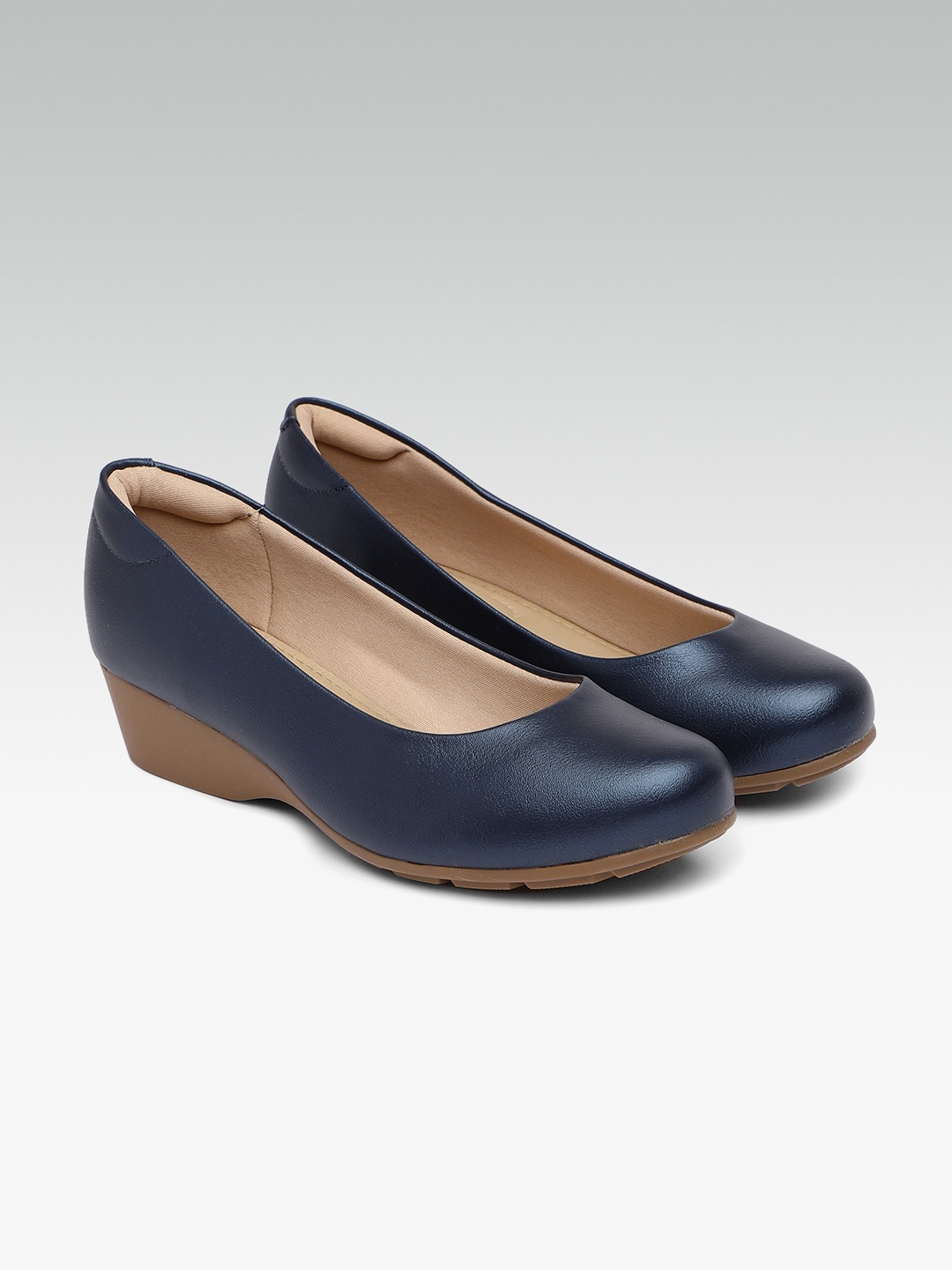 

MODARE Women Navy Blue Solid Pumps