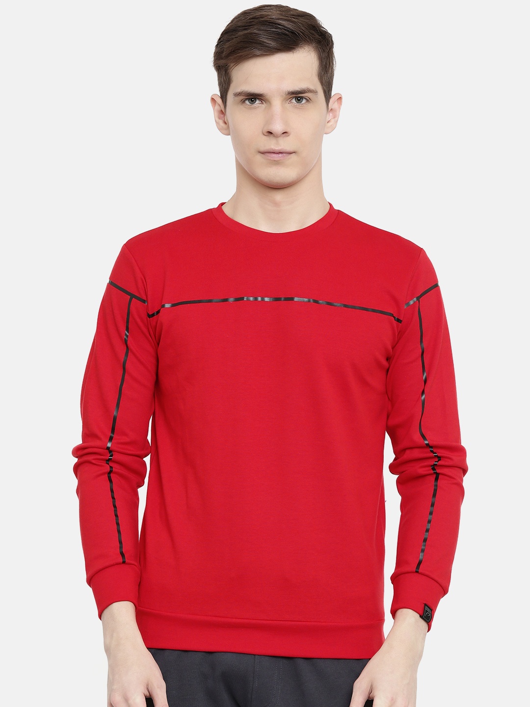 

Proline Active Men Red Prodry Solid Sweatshirt