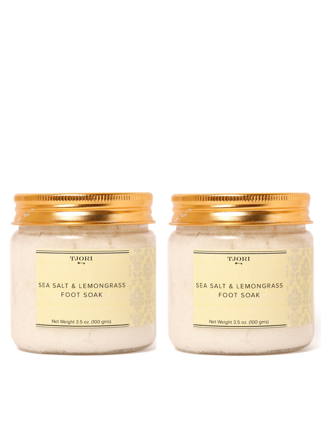 

TJORI Women Set of 2 Sea Salt and Lemongrass Feet Cream