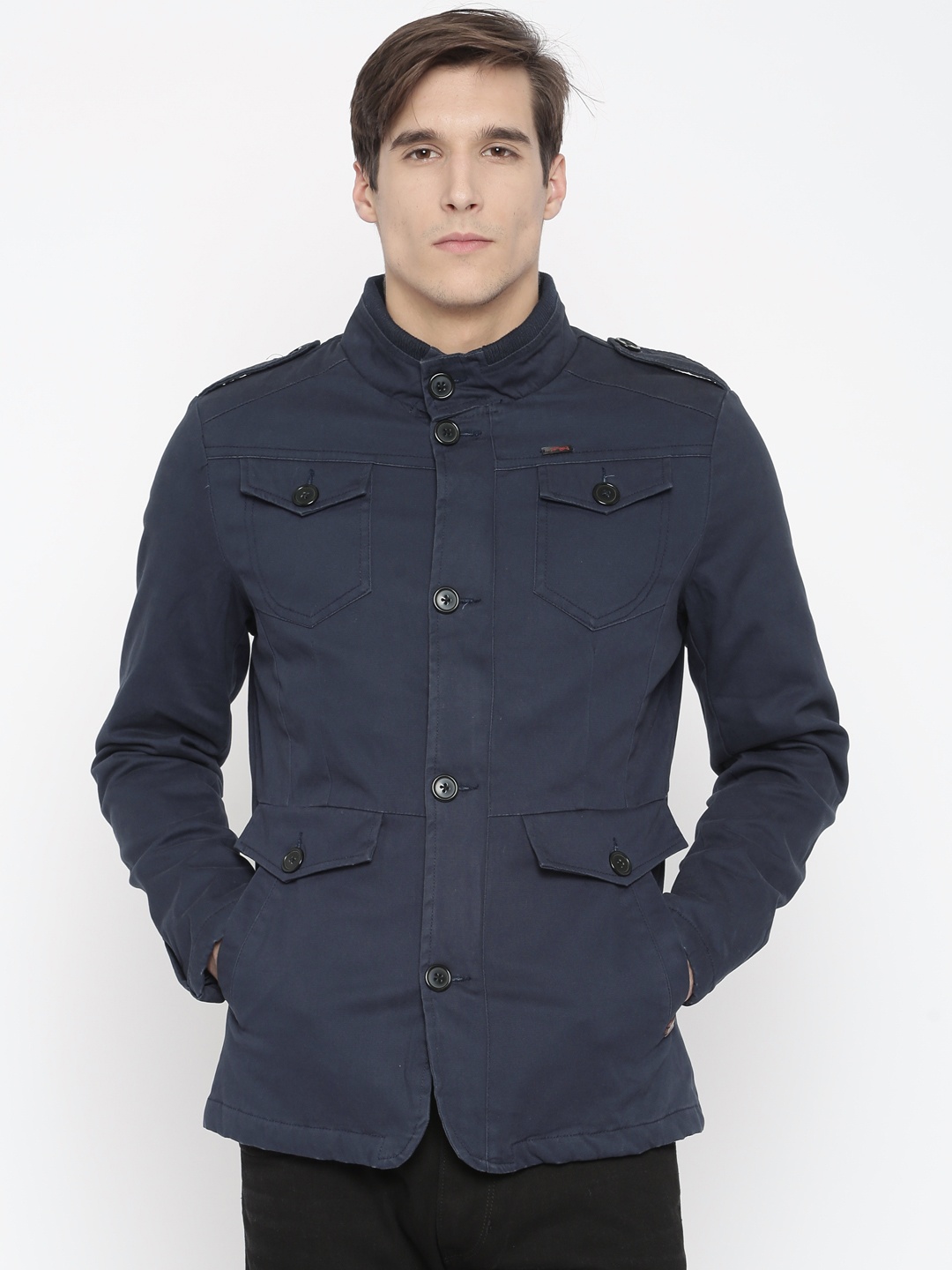 

Ed Hardy Navy Jacket, Navy blue