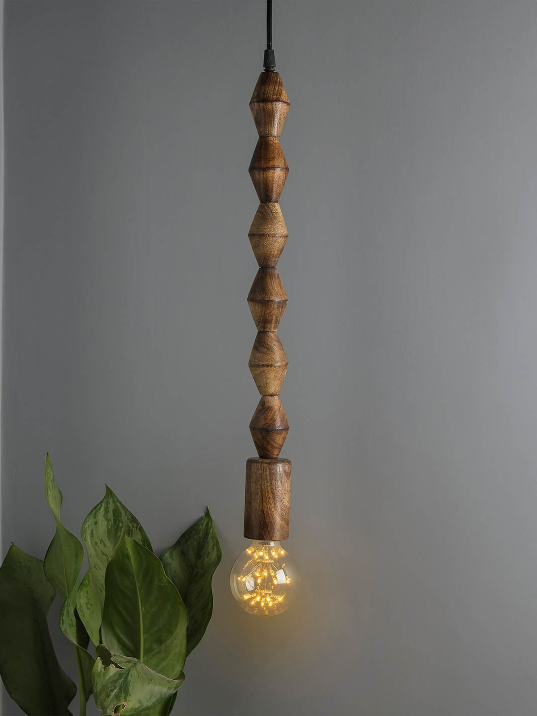 

Homesake Black Solid Handcrafted Hanging Light