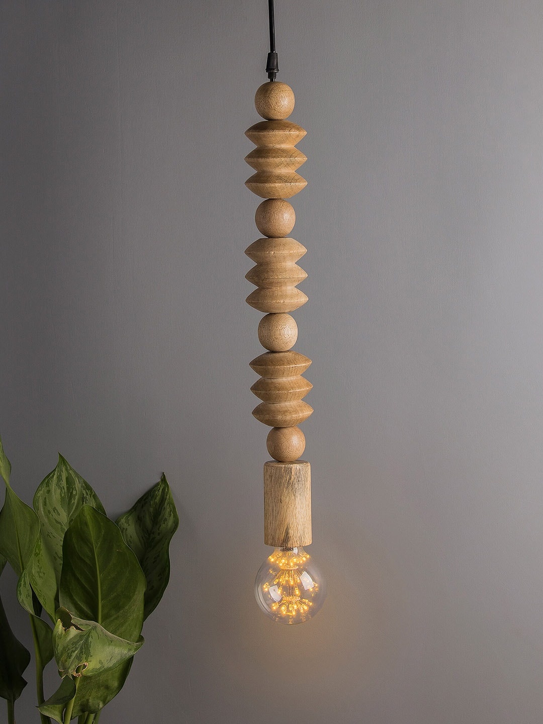 

Homesake Beige Textured Handcrafted Hanging Light