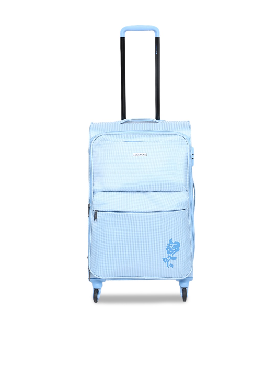 

Caprese Unisex Blue Olympia Solid Trolley Suitcase