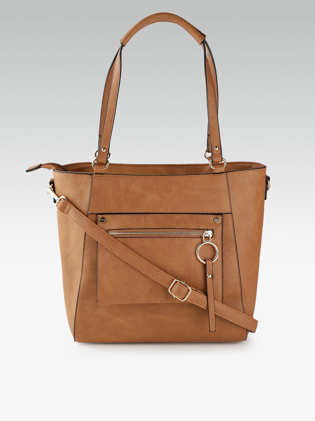 

DOROTHY PERKINS Brown Solid Shoulder Bag