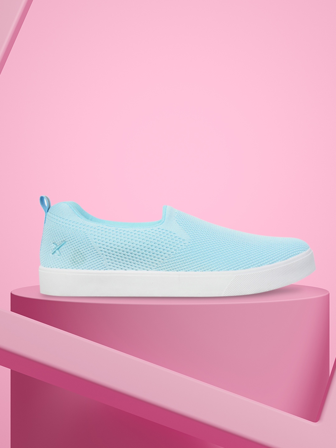 

HRX by Hrithik Roshan Women Blue Solid Slip-On Sneakers