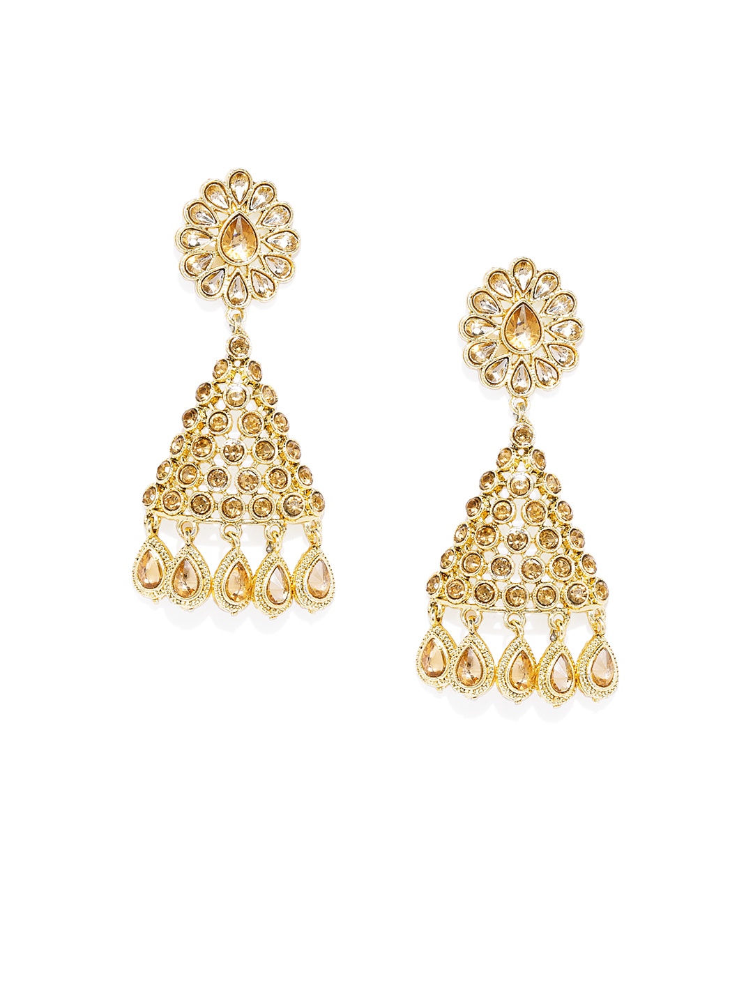 

Kord Store Gold-Plated & Brown Classic Drop Earrings