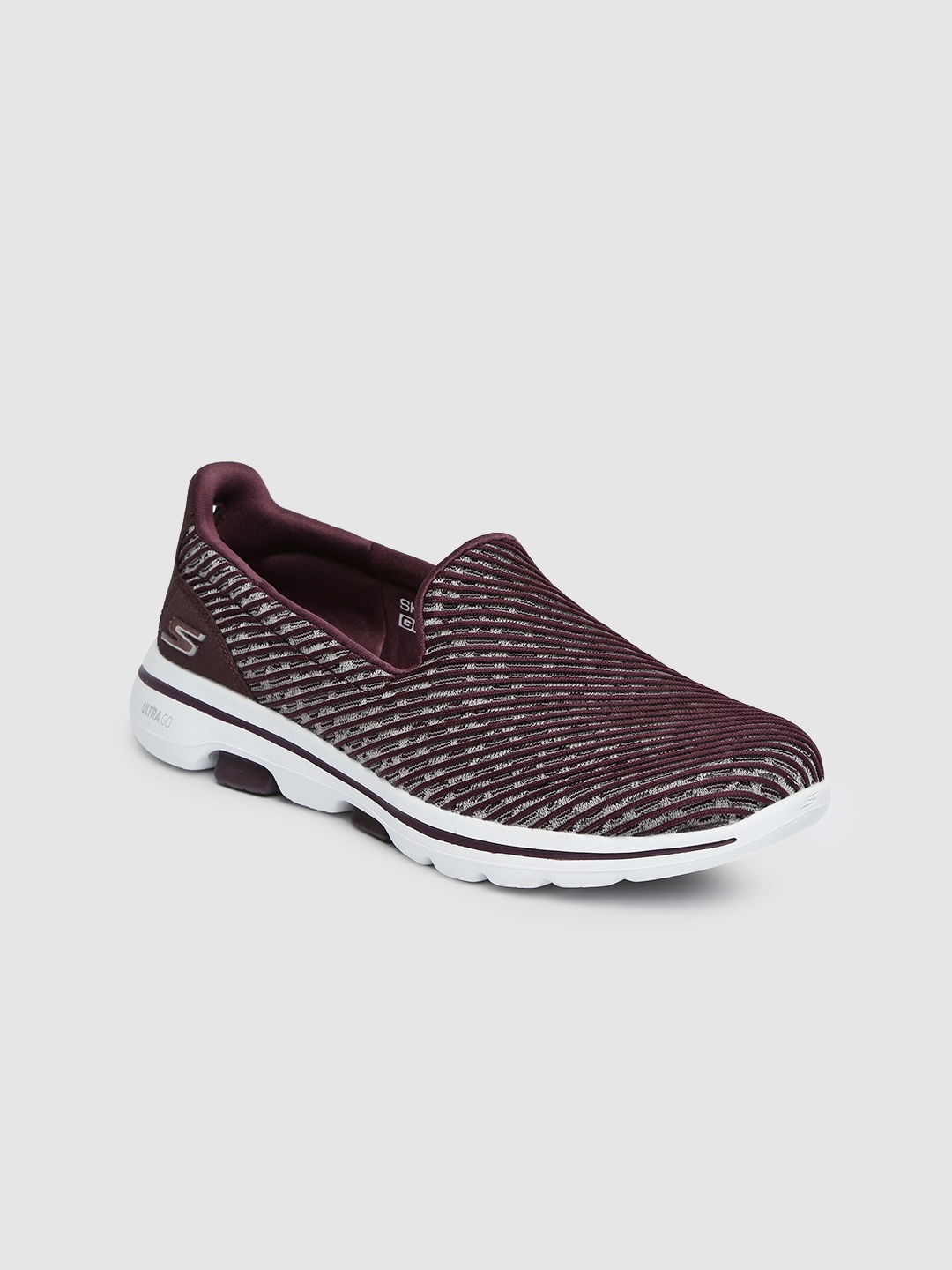 

Skechers Women Burgundy GO WALK 5 Walking Shoes