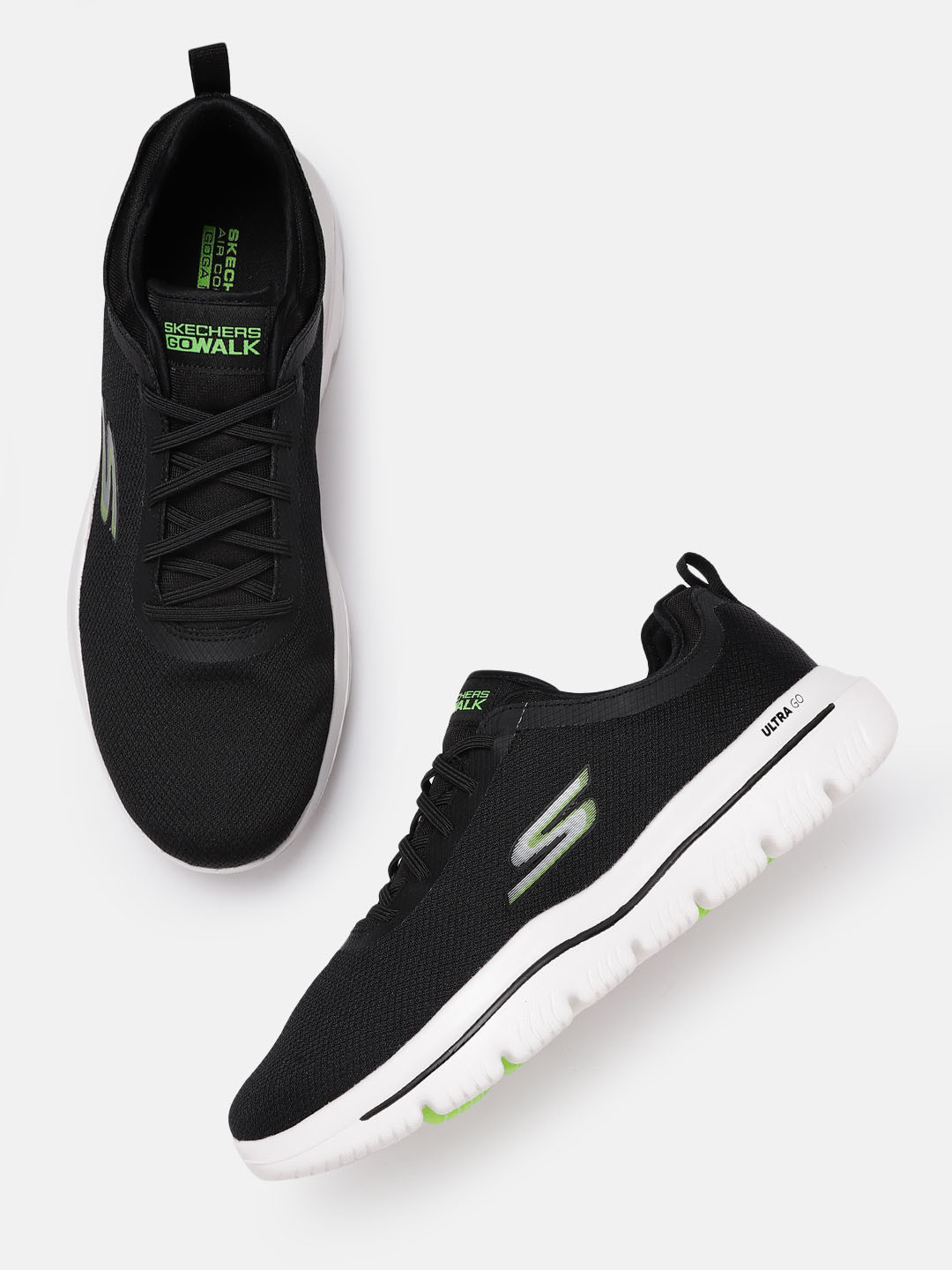 

Skechers Men Black GO WALK EVOLUTION ULTRA-INTER Walking Shoes