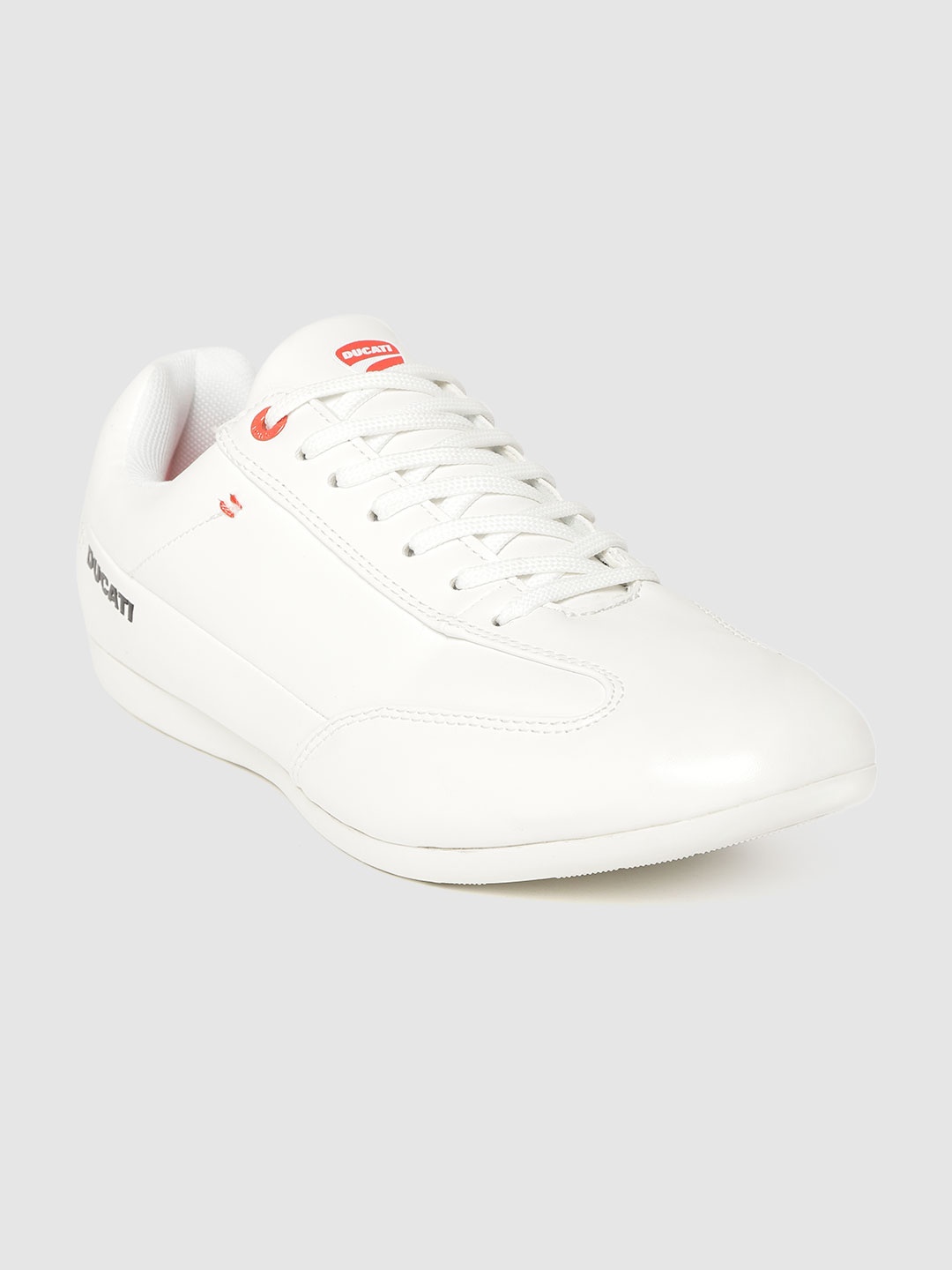 

Ducati Men White Solid Sneakers