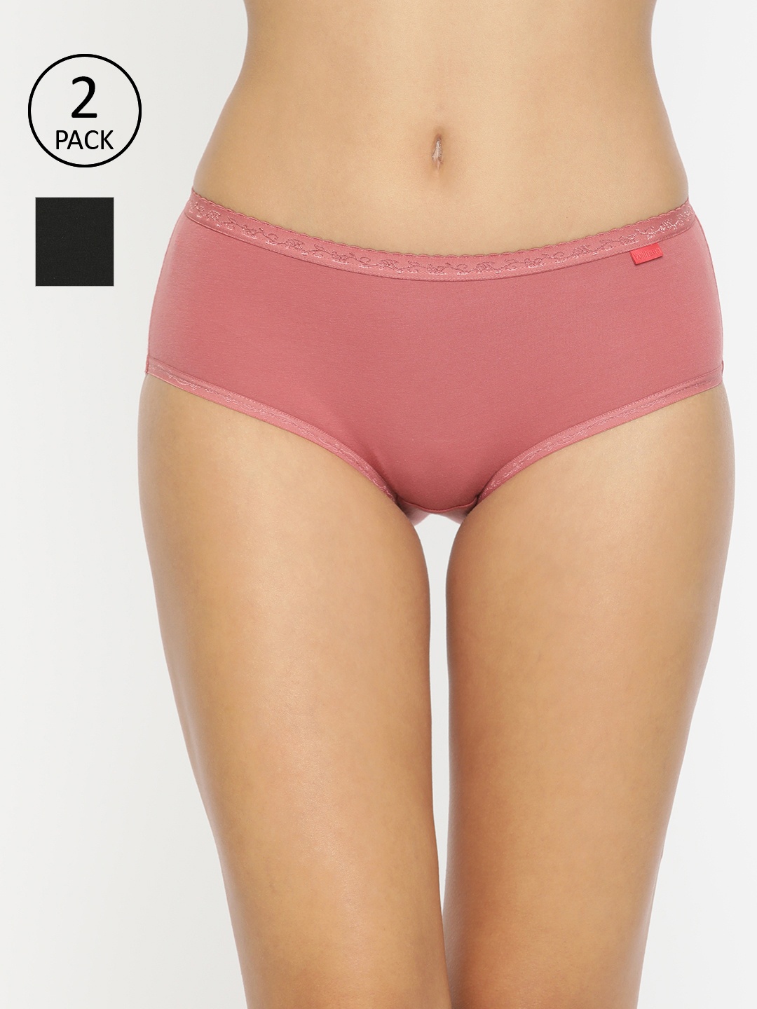 

Van Heusen Women Pack of 2 Assorted Antibacterial Flexi Stretch Hipster Briefs 22103