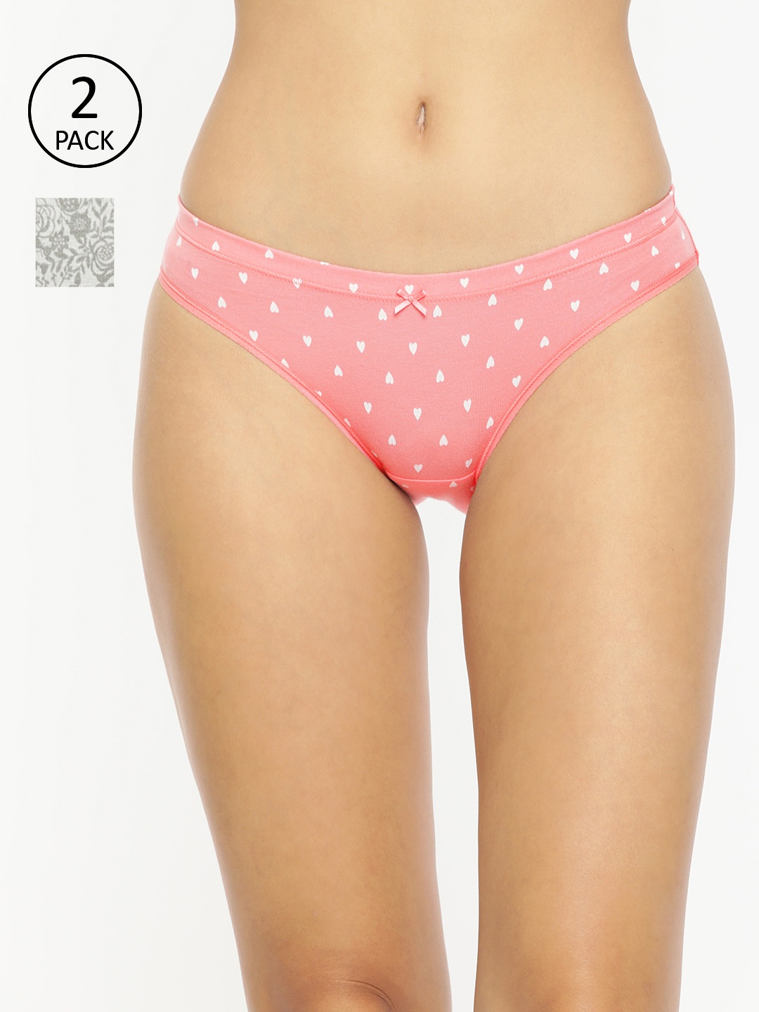 

Van Heusen Women Assorted Pack of 2 Printed Antibacterial Flexi Stretch Bikini Briefs