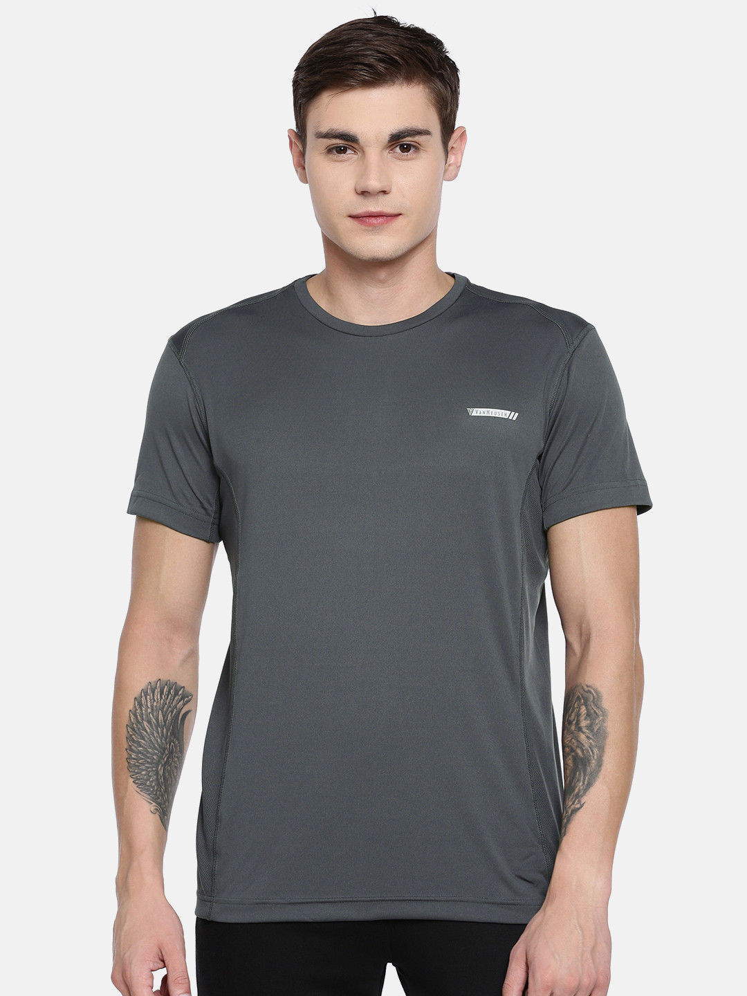 

Van Heusen Swift Dry Anti Microbial Active T-shirt, Charcoal