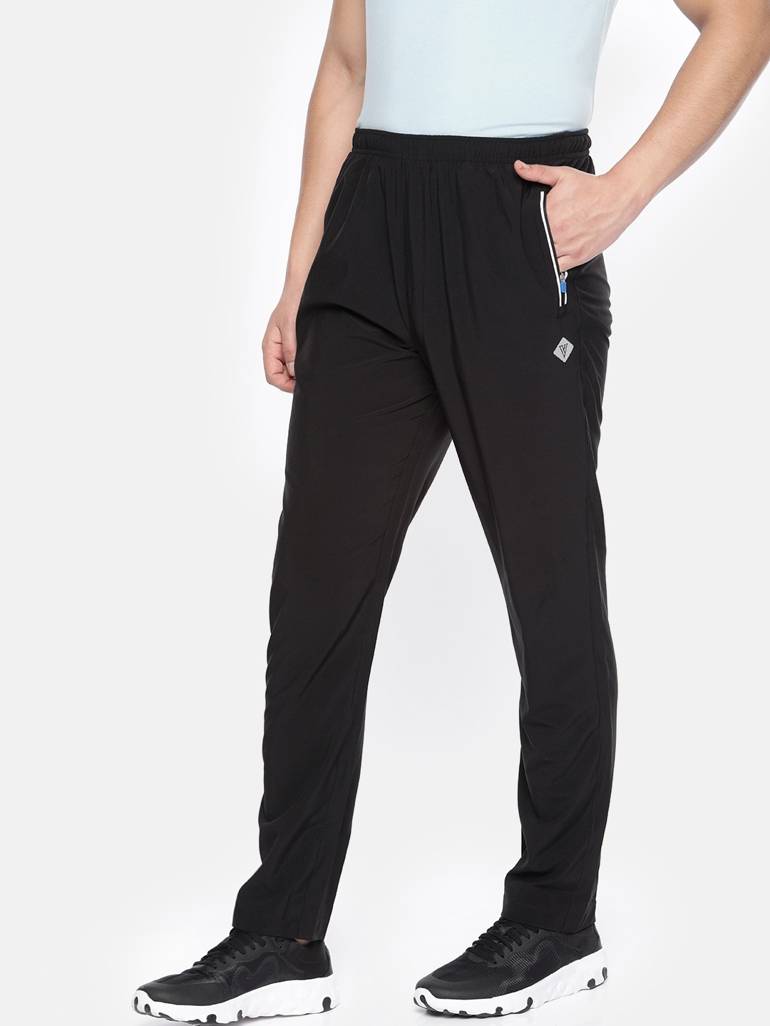 

Van Heusen Men Swift Dry 4-Way Stretch Track Pants, Black