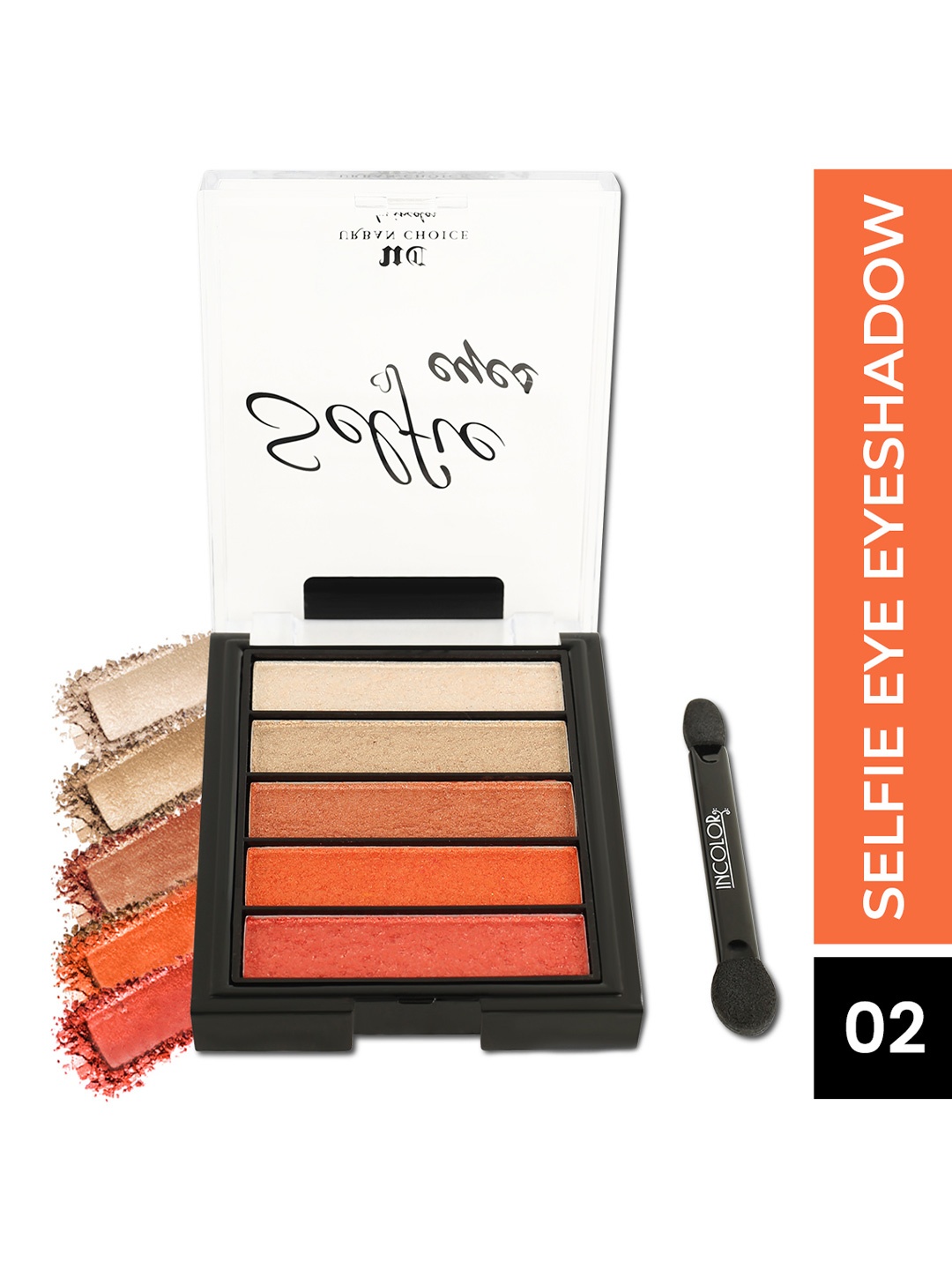 

INCOLOR Selfie Eyes 5 in 1 Eyeshadow Palatte 02, Multi