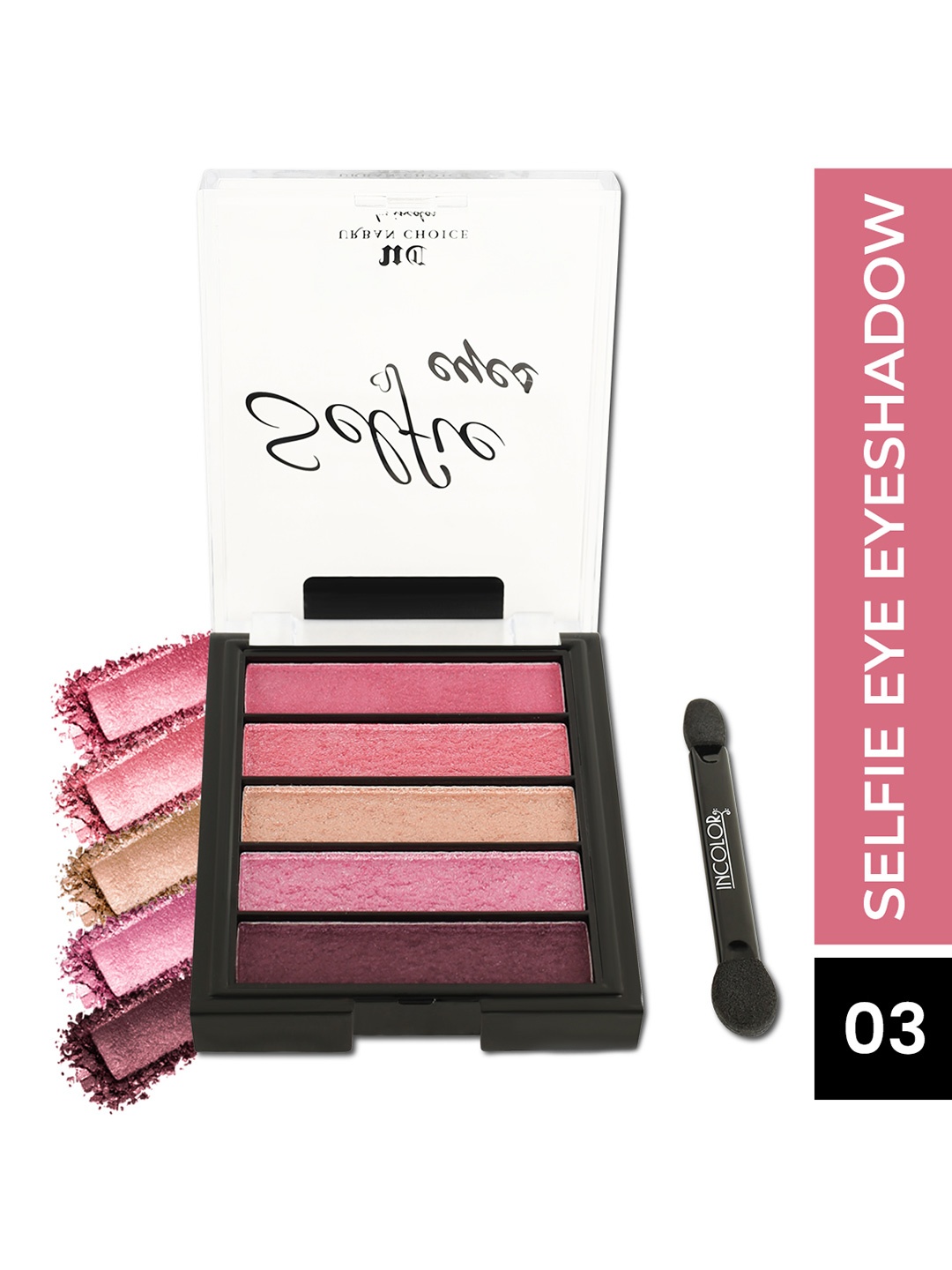 

INCOLOR Selfie Eyes 5 in 1 Eyeshadow Palatte 03, Multi