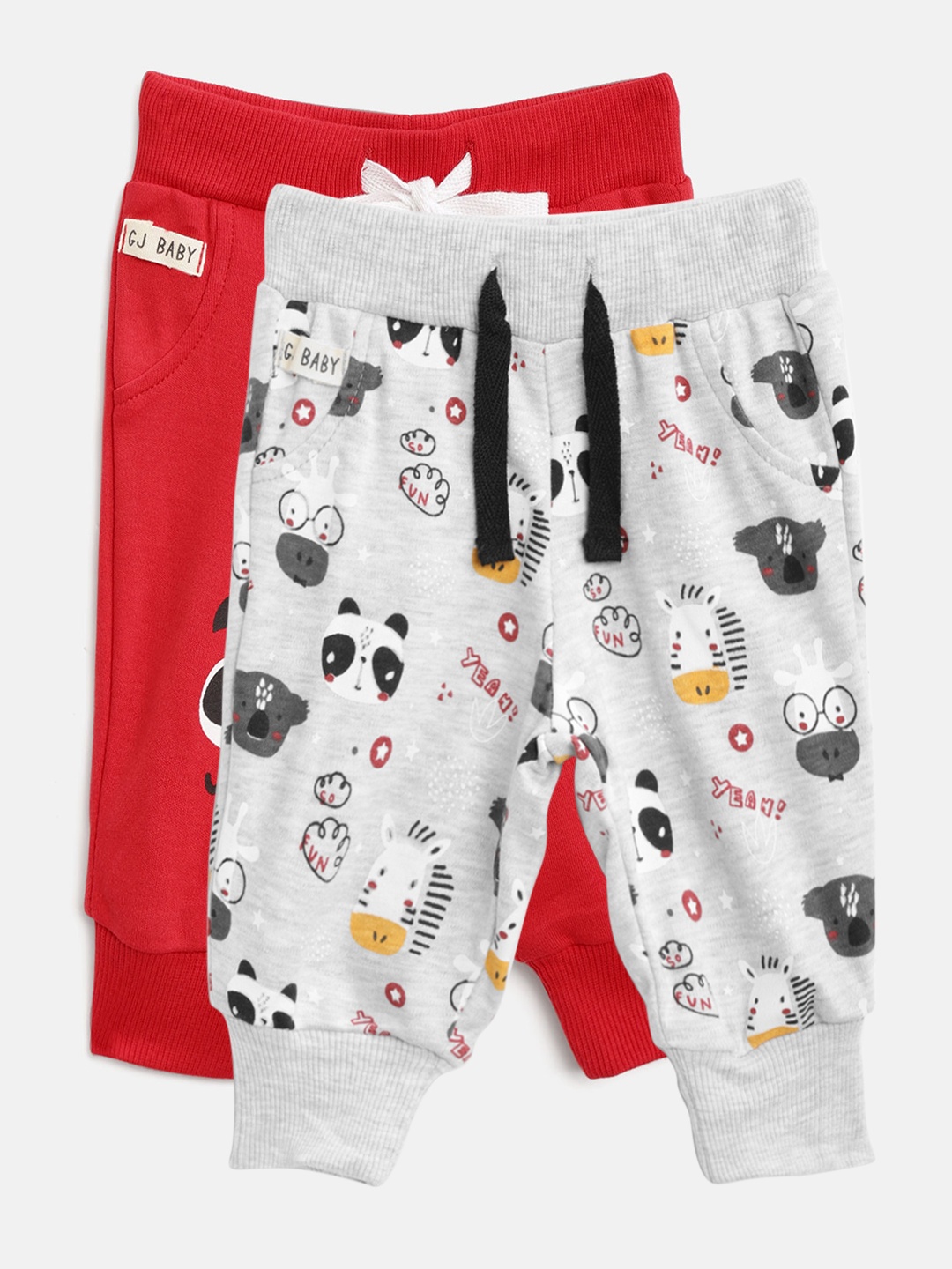 

Gini & Jony Boys Pack of 2 Joggers, Red