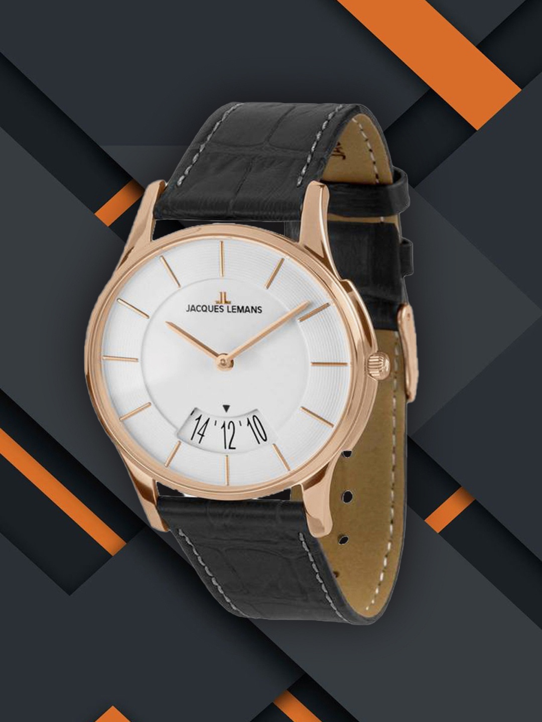

Jacques Lemans Men White Analogue Watch 1-1747M