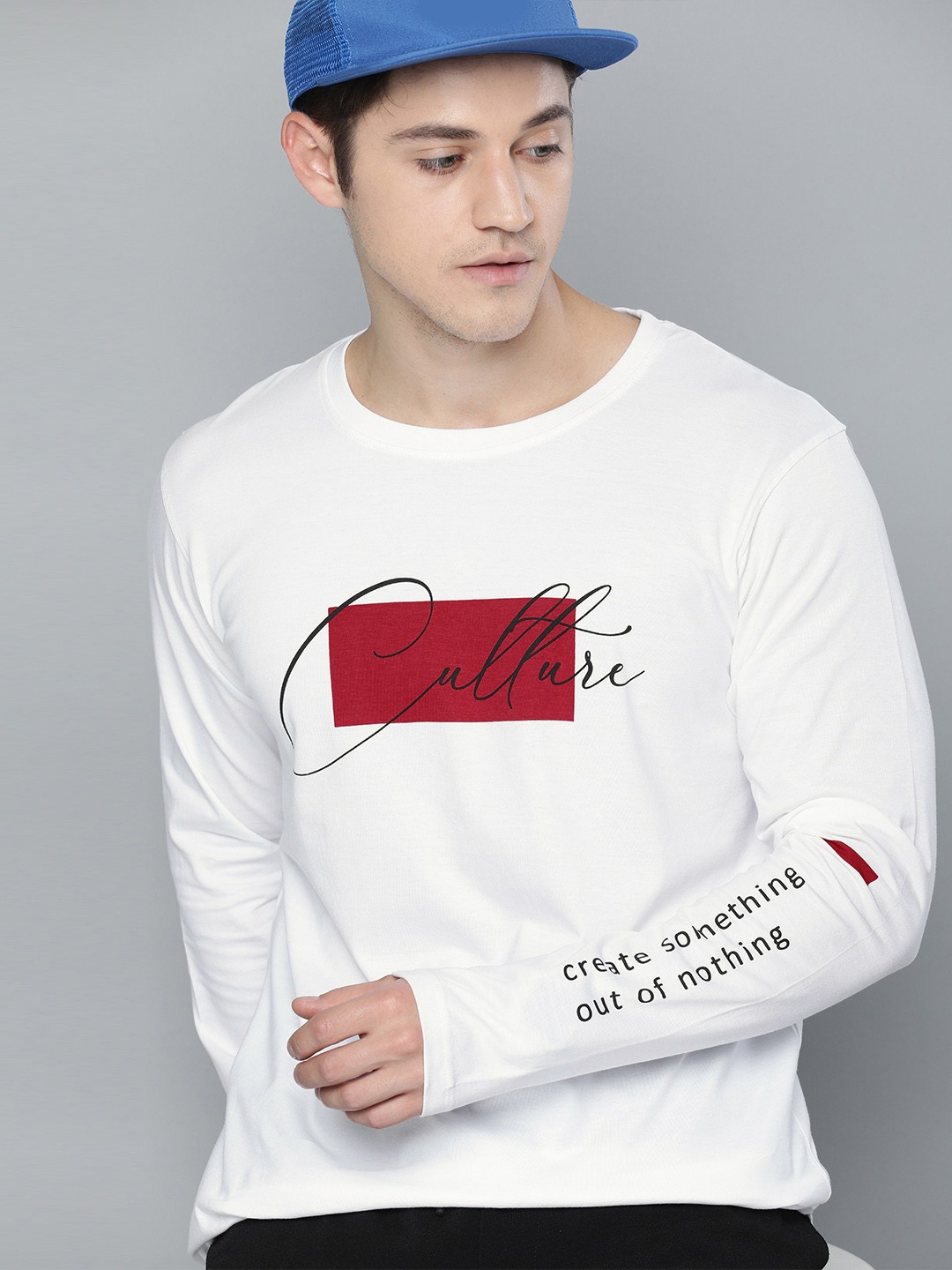 

Kook N Keech Men White Printed Round Neck T-shirt