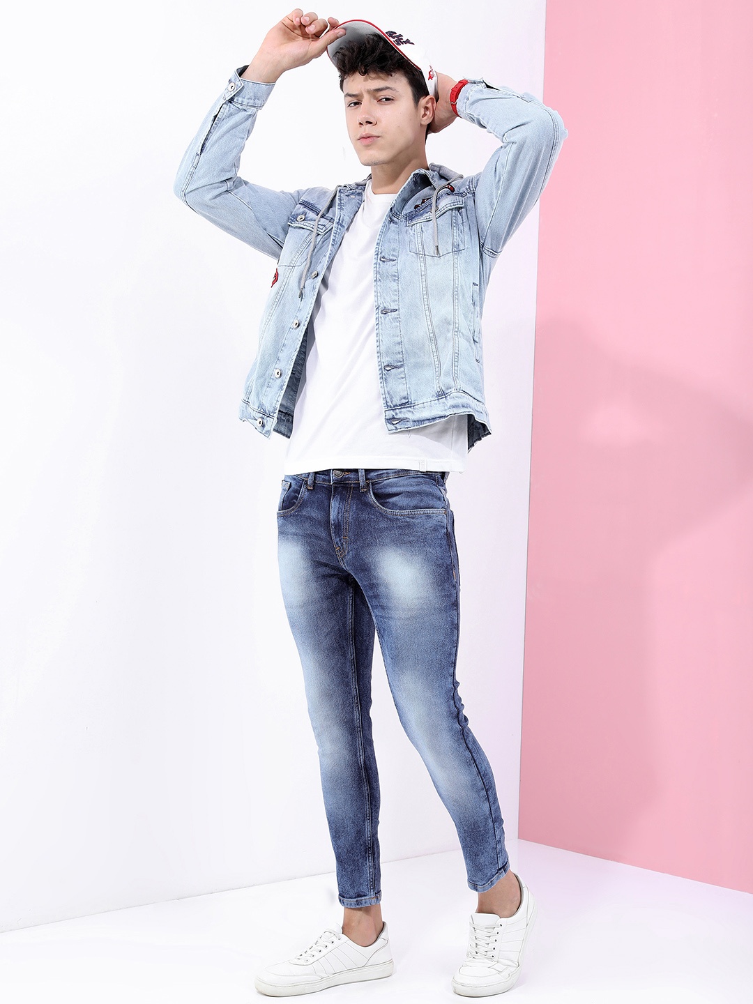 

LOCOMOTIVE Men Blue Solid Jacket