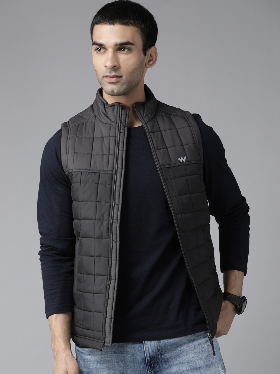 

Wildcraft Sleeveless Padded Jacket, Black