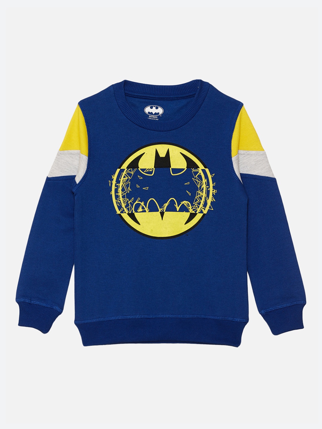 

Kids Ville Boys Blue Batman Printed Sweatshirt