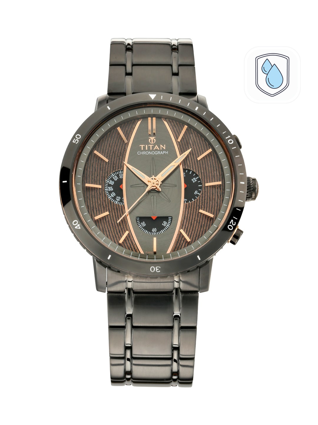 

Titan Maritime Men Brown Analogue watch 1832KM01