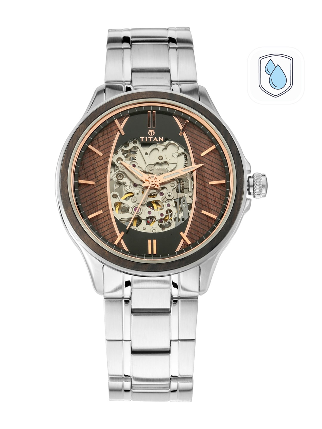 

Titan Maritime Men Brown Analogue watch 1793KM03