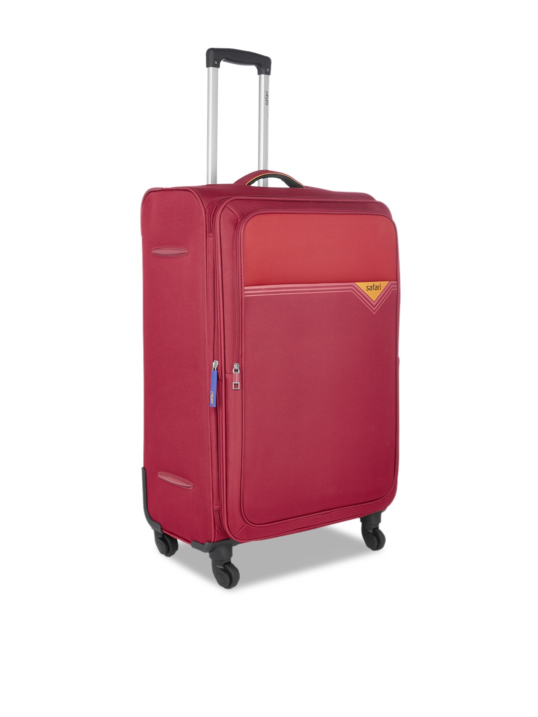 

Safari Unisex Red Solid Medium Trolley Suitcase