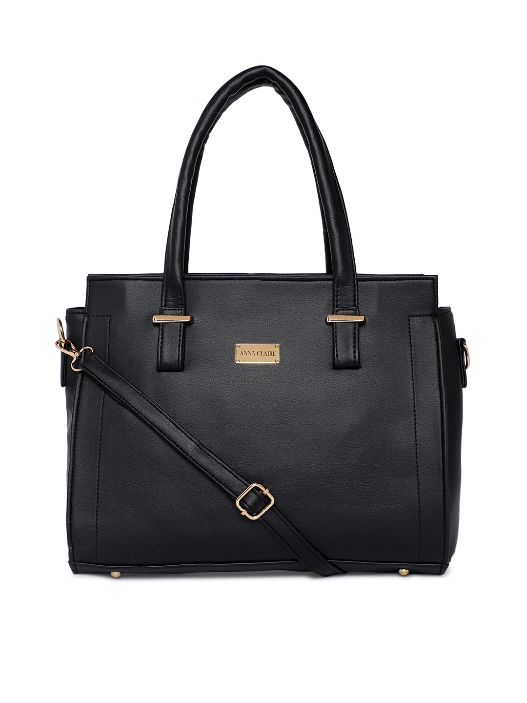 

Anna Claire Black Solid Shoulder Bag