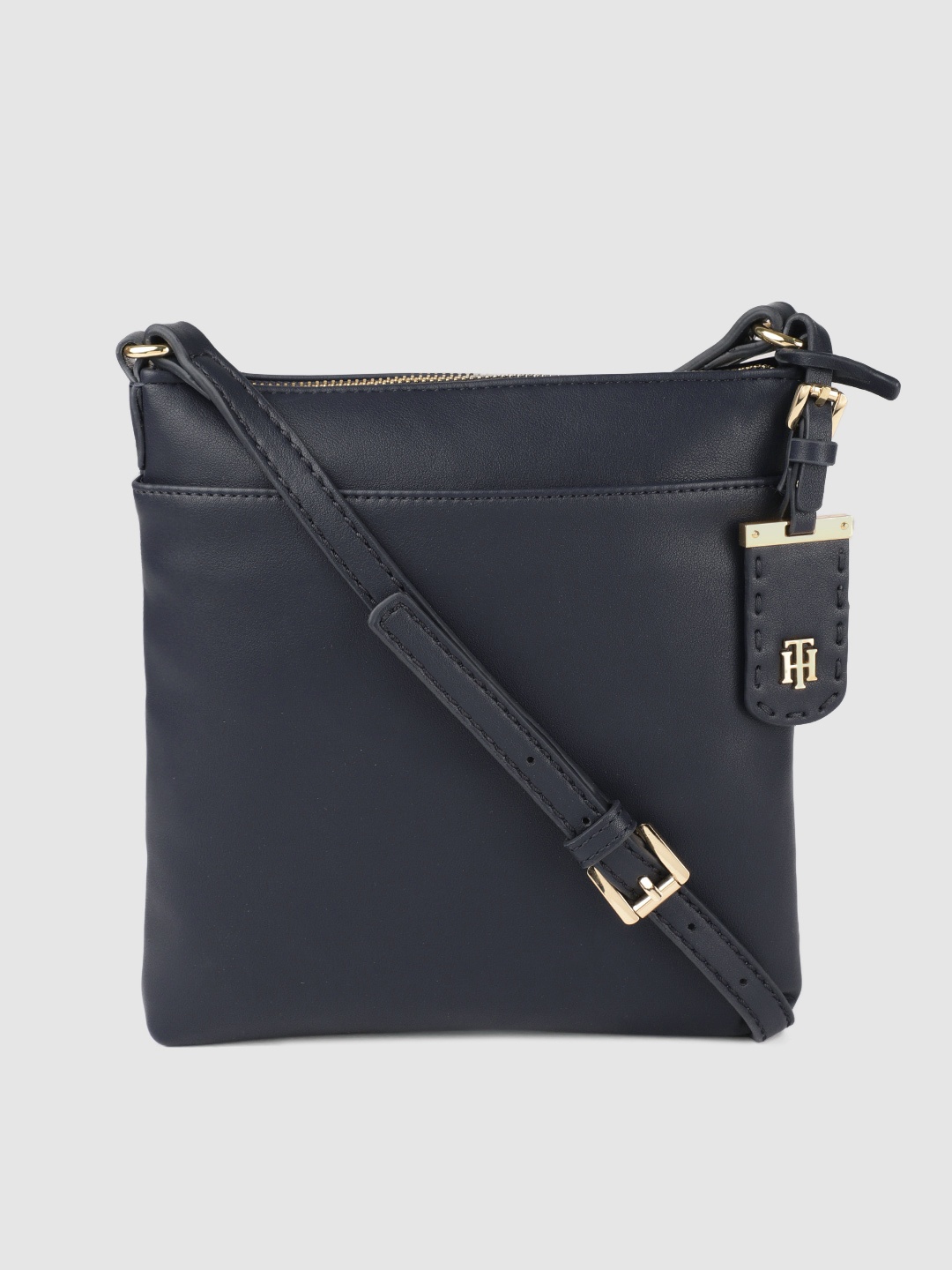 

Tommy Hilfiger Navy Blue Solid Sling Bag