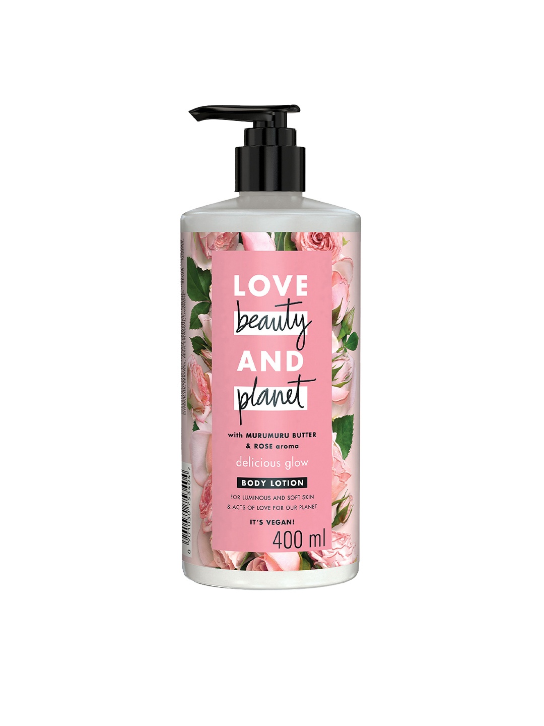 

Love Beauty & Planet Murumuru Butter & Rose Moisturising Body Lotion - 400ml, Pink