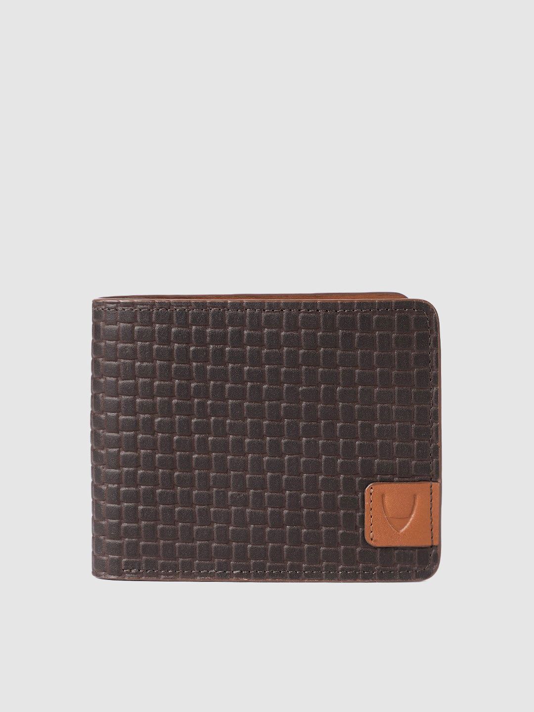 

Hidesign Men Brown Textured Leather Two Fold Wallet
