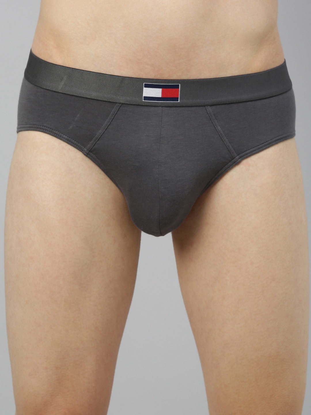 

Tommy Hilfiger Men Charcoal Grey Solid Briefs A9AB1125