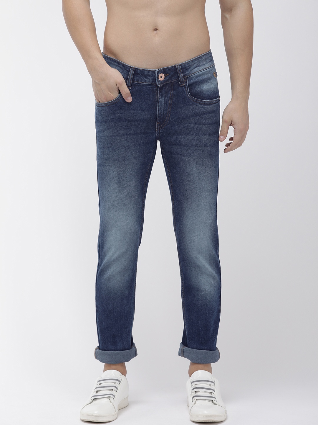 

Flying Machine Men Blue Skinny Jackson Fit Low-Rise Clean Look Stretchable Jeans