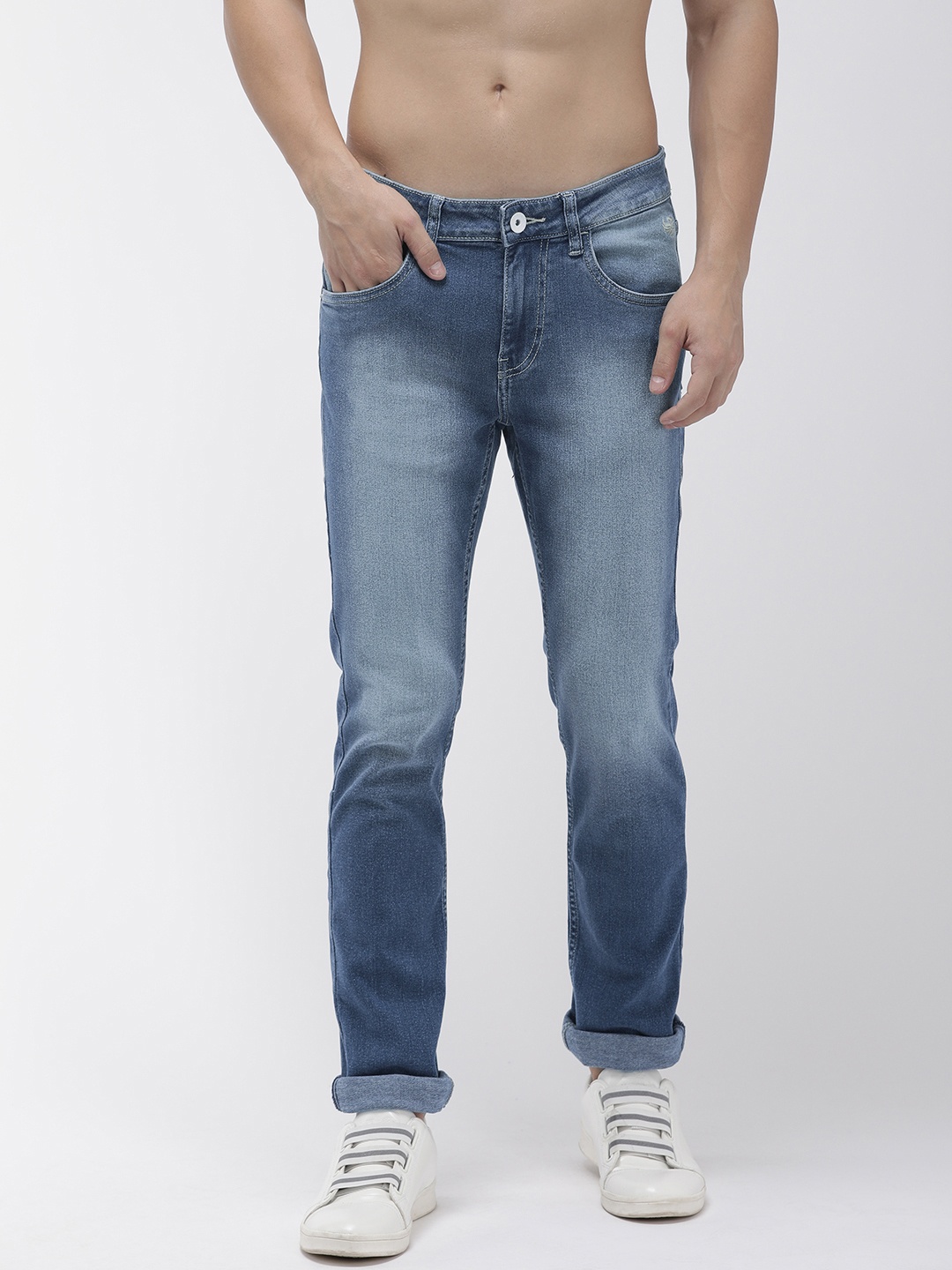 

Flying Machine Men Blue Skinny Jackson Fit Low-Rise Clean Look Stretchable Jeans