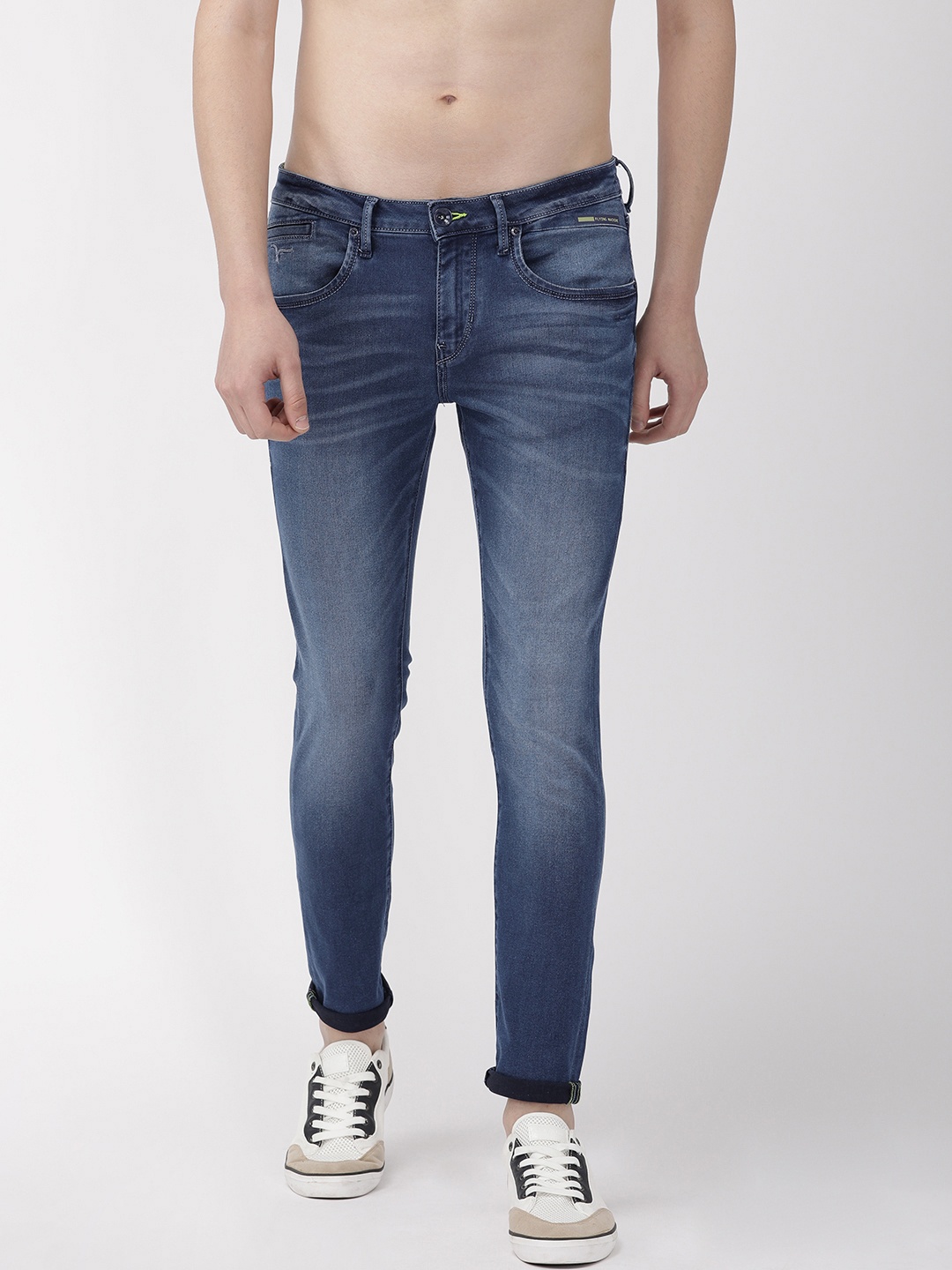 

Flying Machine Men Blue Super Jackson Skinny Fit Low-Rise Jeans