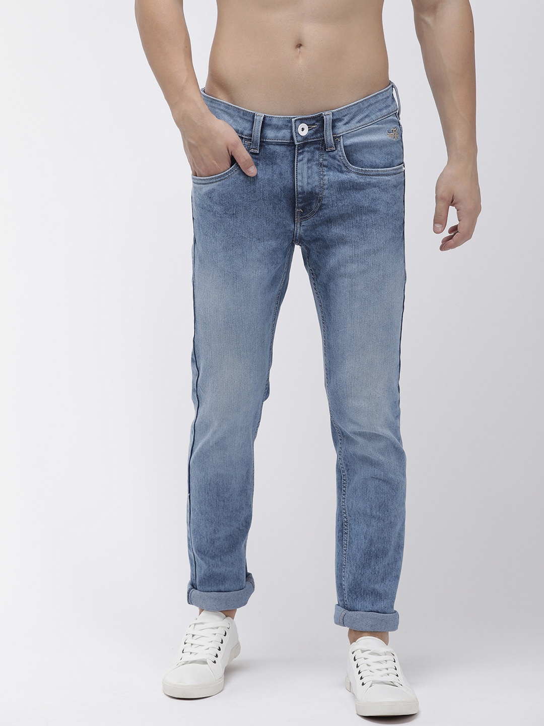 

Flying Machine Men Blue Jackson Skinny Fit Low-Rise Clean Look Stretchable Jeans