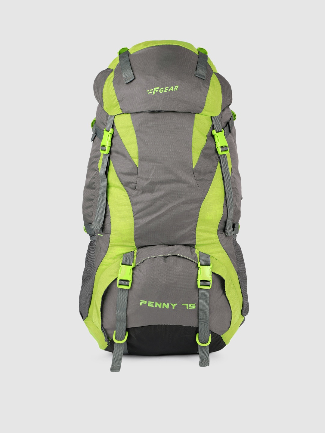 

F Gear Unisex Green & Grey Penny 75 Liters Rucksack