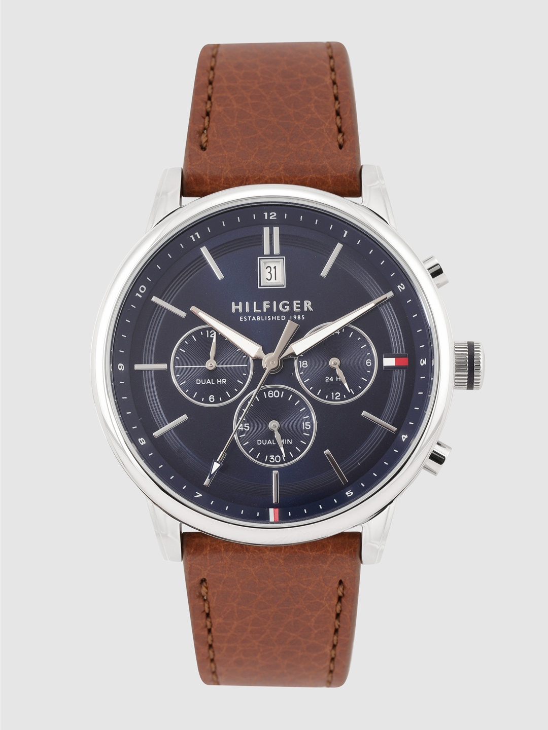 

Tommy Hilfiger Men Blue Genuine Leather Analogue Watch