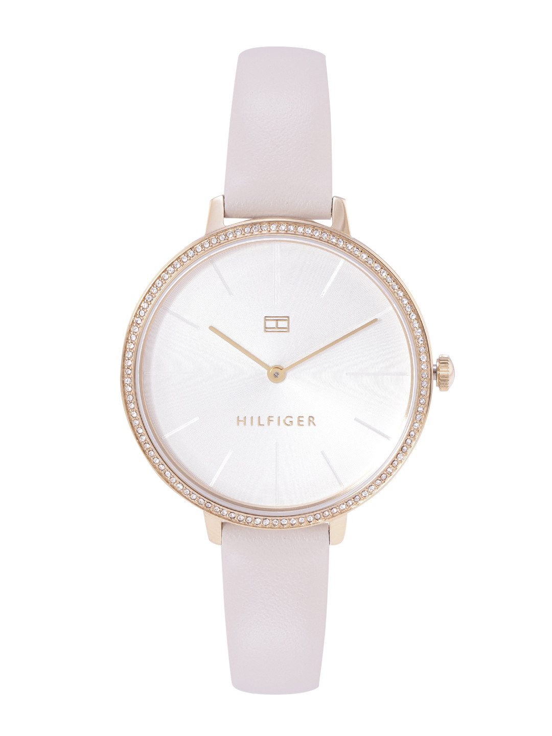 

Tommy Hilfiger Women Leather Straps Analogue Watch- TH1782110W, White