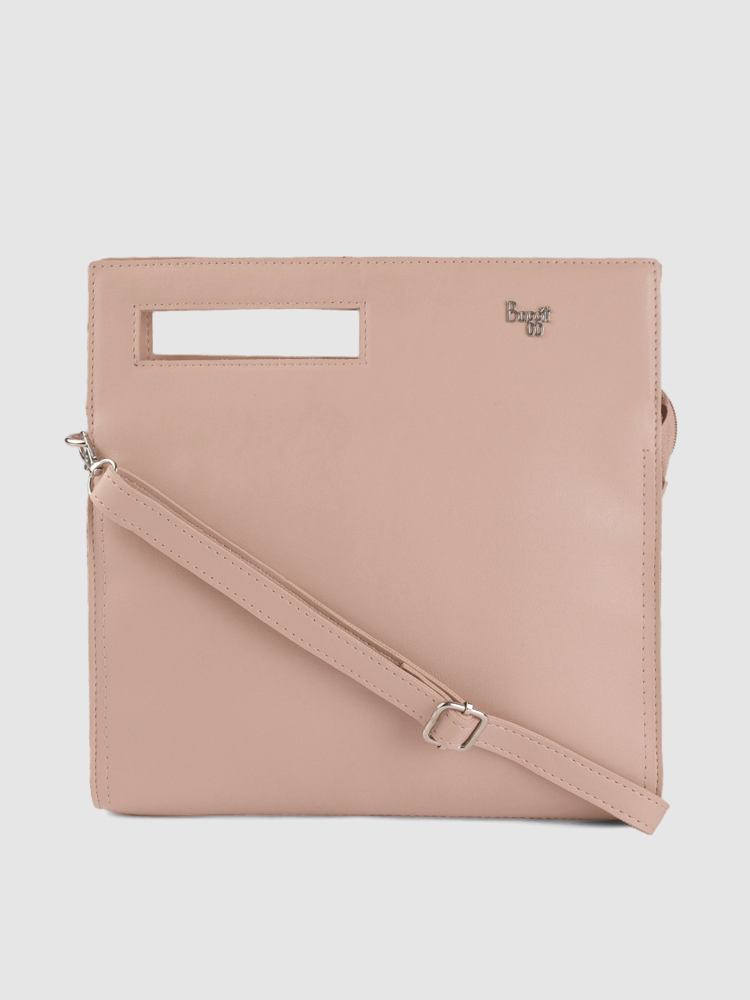 

Baggit Pink Solid Handheld Bag