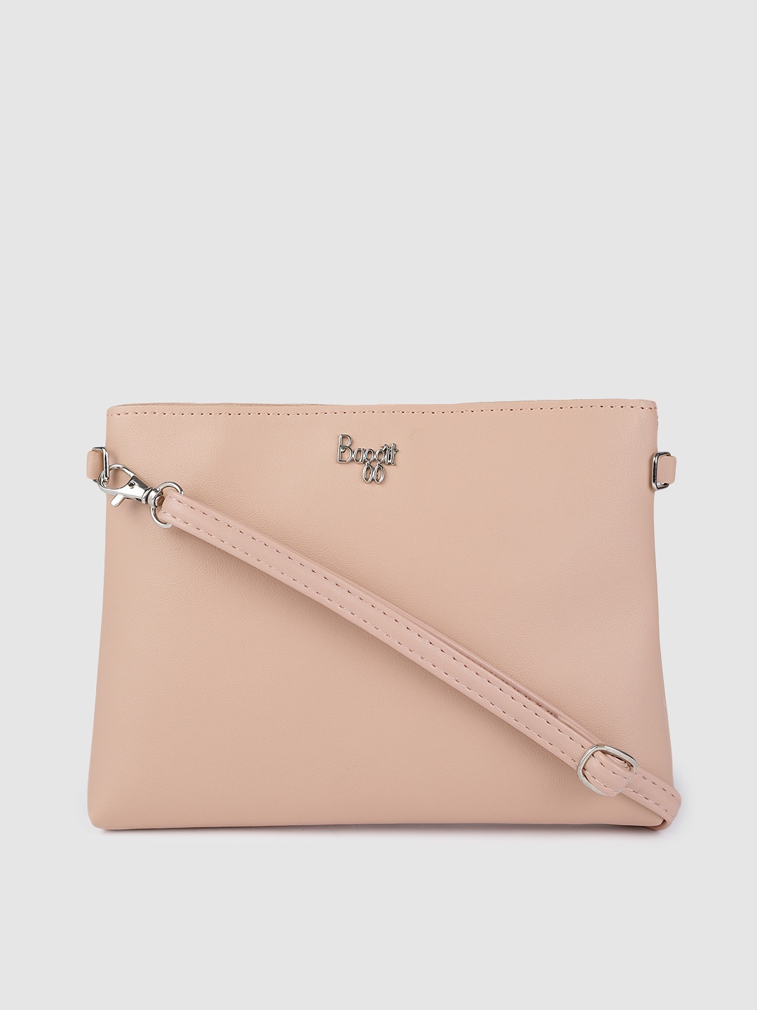 

Baggit Women Pink Solid Sling Bag