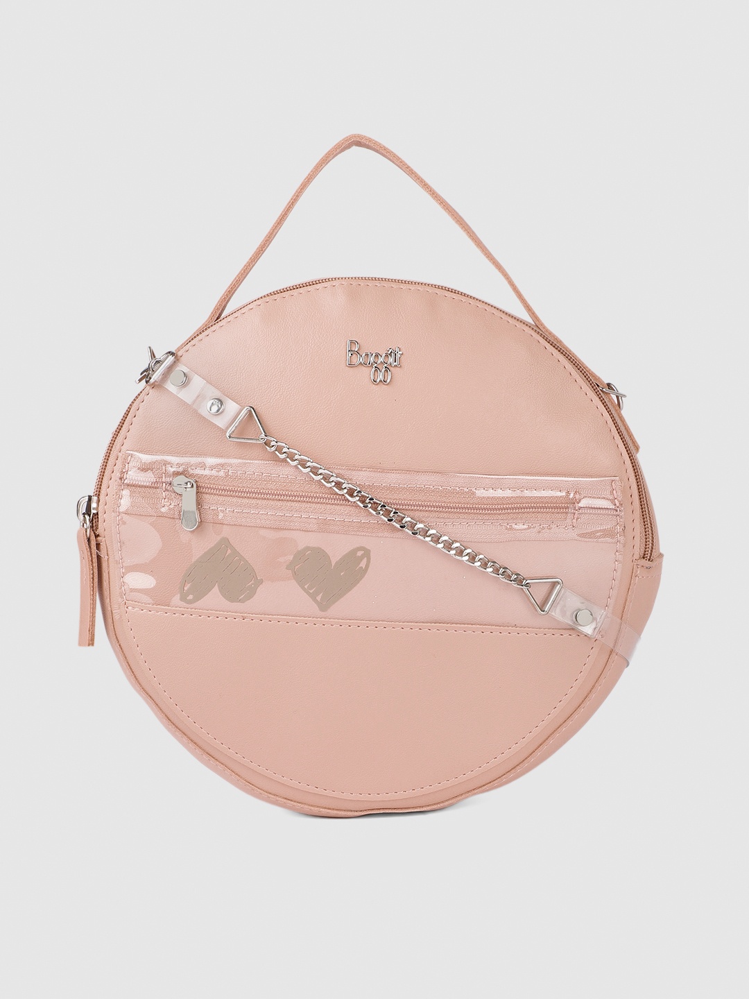 

Baggit Beige Solid Handheld Bag